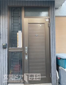 川崎市麻生区多摩美玄関ドア　ランマ硝子は無くしてしまっても交換は可能